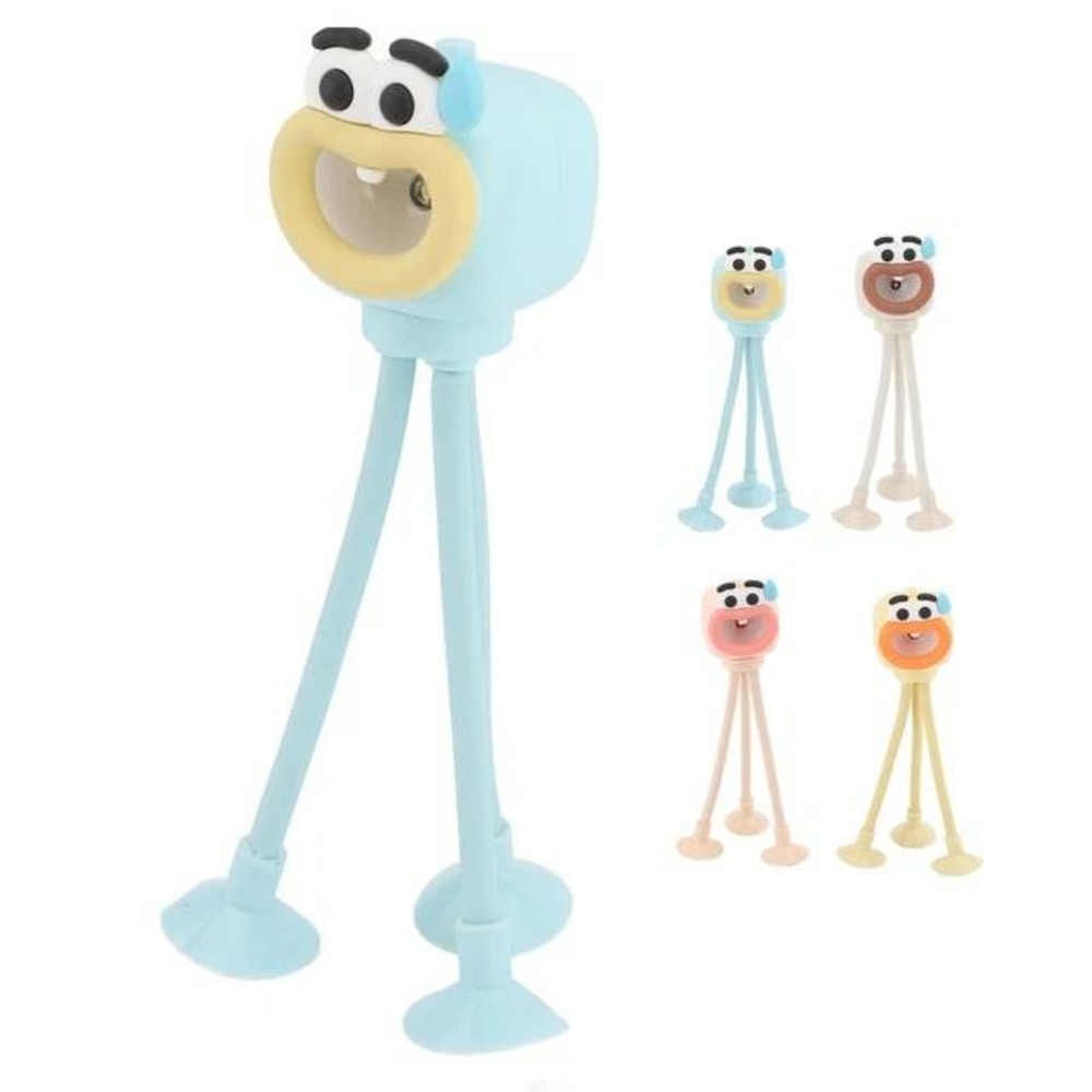 Set of 6 Sheme‎ Suction Cup Octopus Night Light Blue Character LED Desk Lamps